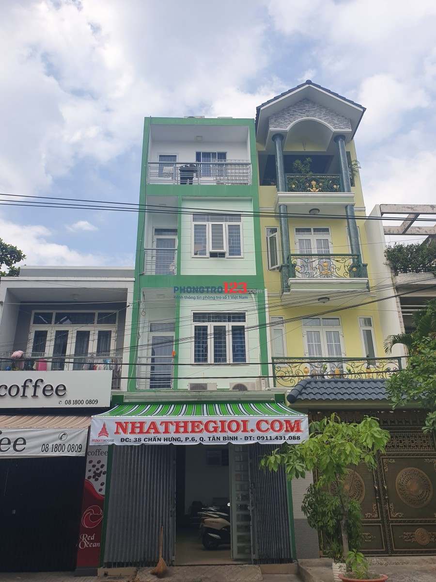 Phòng trọ 25m2 Chấn Hưng, Tân Bình + gần công viên Lê Thị Riêng + FULL nội thất
