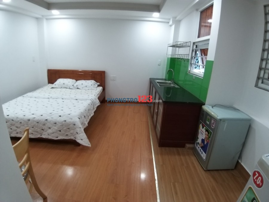 Cho thuê phòng mới xây 25m2, Full nội thất tại Huỳnh Tịnh Của, P.19, Q.Bình Thạnh. Giá từ 5tr/tháng