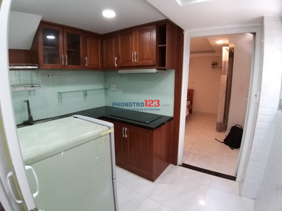 Cho thuê phòng mới xây 25m2, Full nội thất tại Huỳnh Tịnh Của, P.19, Q.Bình Thạnh. Giá từ 5tr/tháng