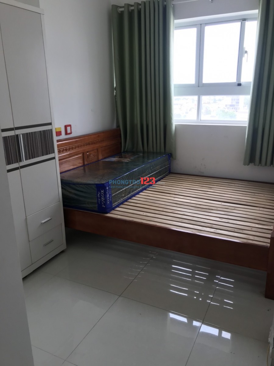 Cho thuê căn hộ 8x Plus có nội thất 64m2 2pn 2wc tại Trường Chinh, Q.12. Giá 8.5tr/tháng
