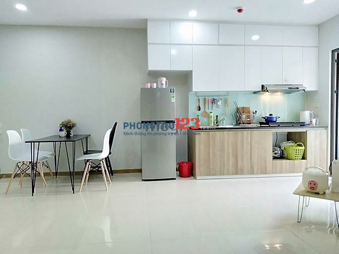Cho nữ thuê 1 PHÒNG MASTER Trong căn hộ 58 m2 (2 phòng ngủ 2 vệ sinh) full đồ