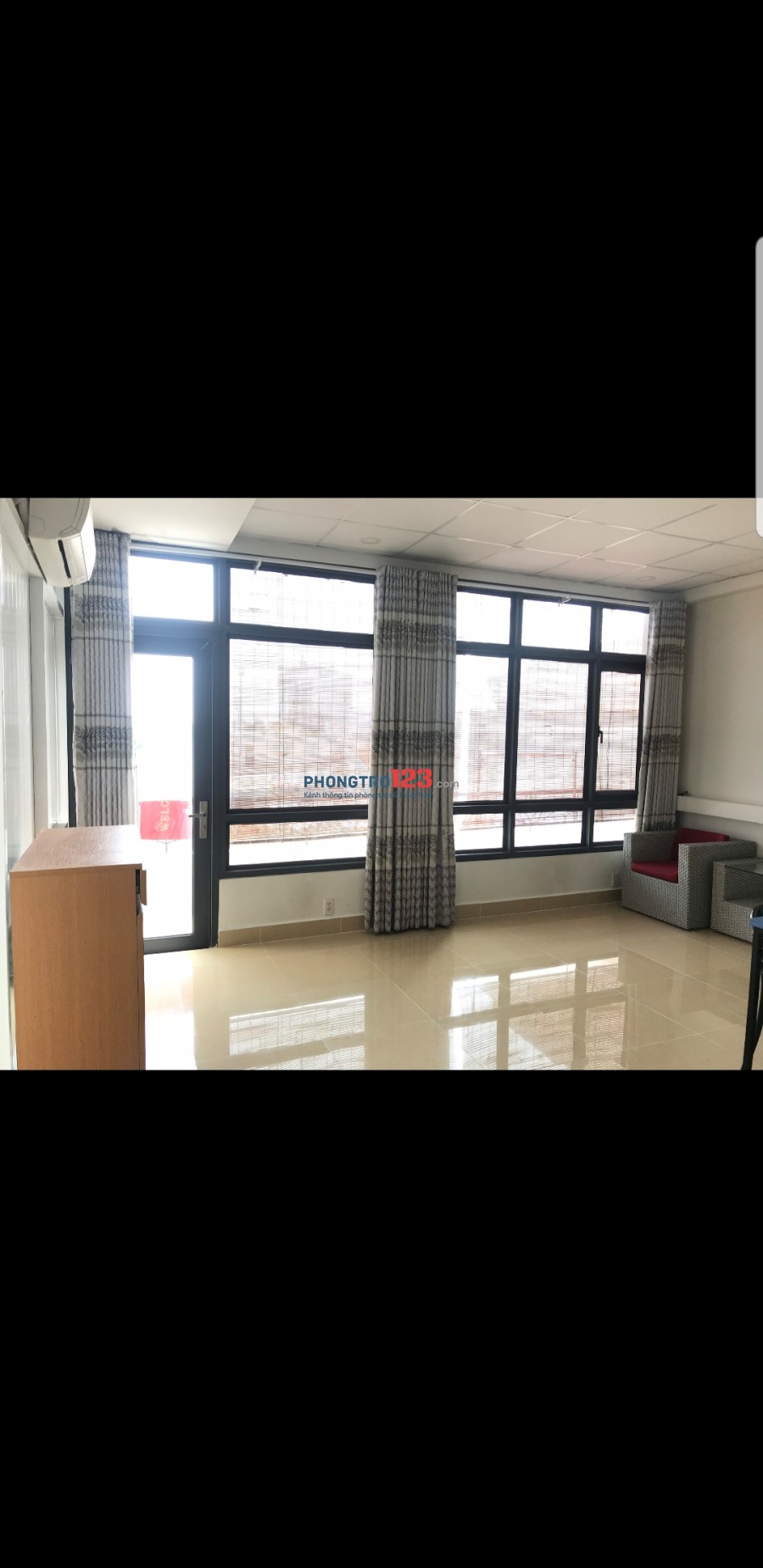 Phòng cao cấp 40m2, 2 phòng ngủ đường Lê Văn Việt
