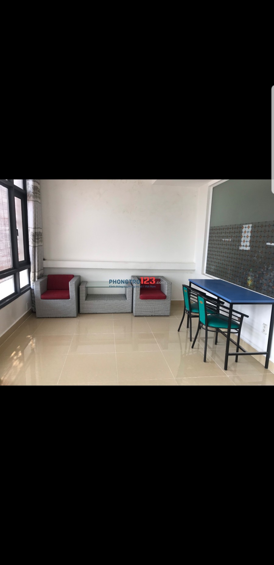 Phòng cao cấp 40m2, 2 phòng ngủ đường Lê Văn Việt