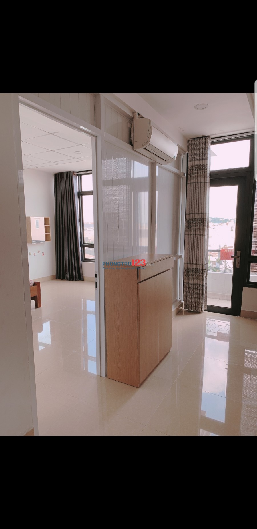 Phòng cao cấp 40m2, 2 phòng ngủ đường Lê Văn Việt