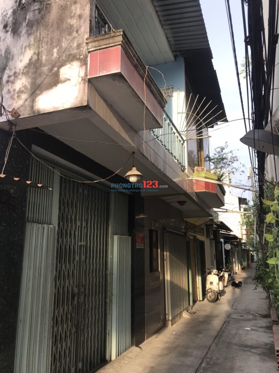 Cho thuê nhà nguyên căn 4x12 1 lầu 3pn hẻm sát Ga Tàu Hỏa đường Nguyễn Thông P9 Q3