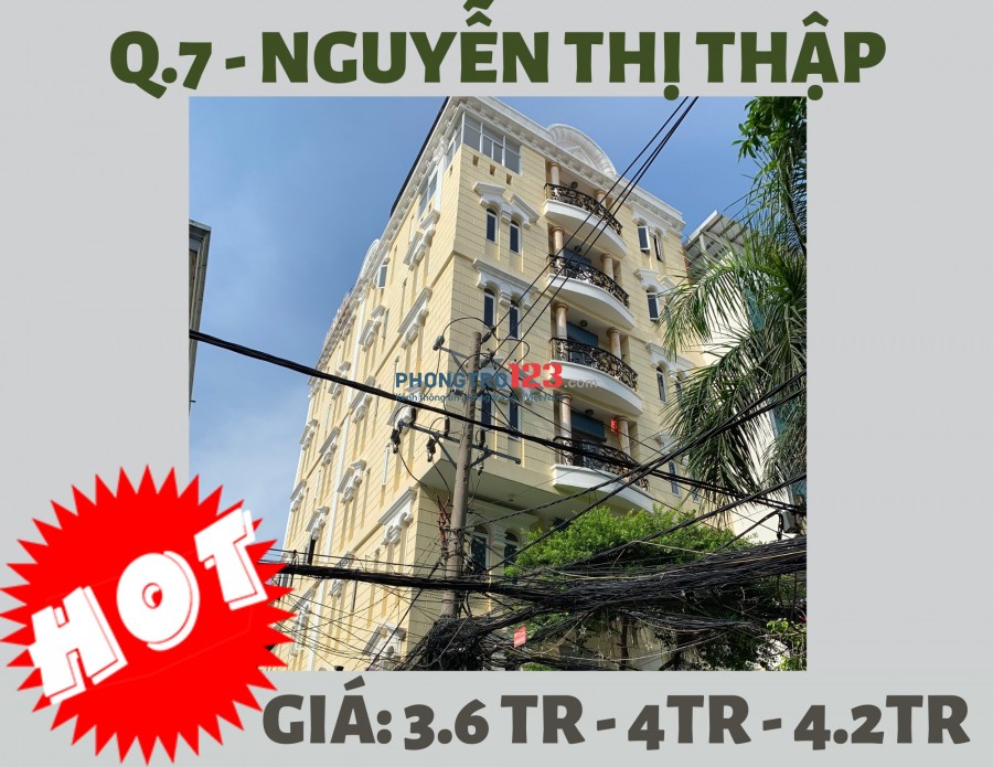 CĂN HỘ DỊCH VỤ ĐẸP MỚI, GẦN LOTTER MART Q.7, FULL ĐỒ, THANG MÁY, GIÁ CỰC BÌNH DÂN CHỈ TỪ 3.8 -4.8 TR