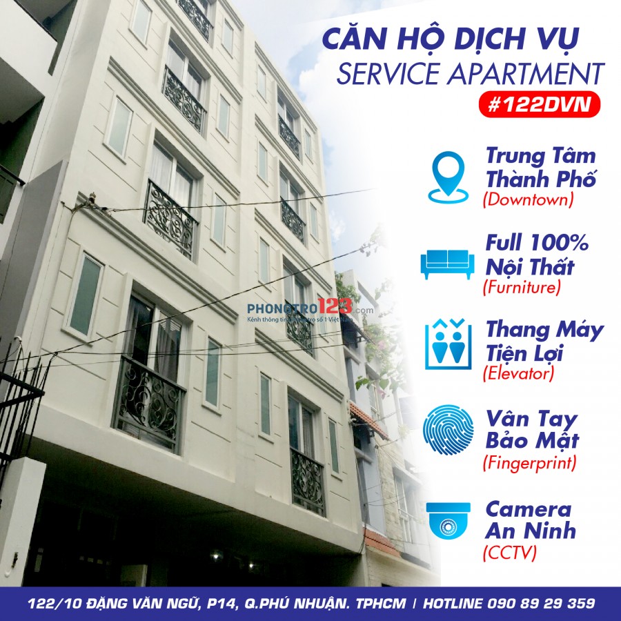 Phòng trọ ban công 28m² - full nội thất - Quận Phú Nhuận