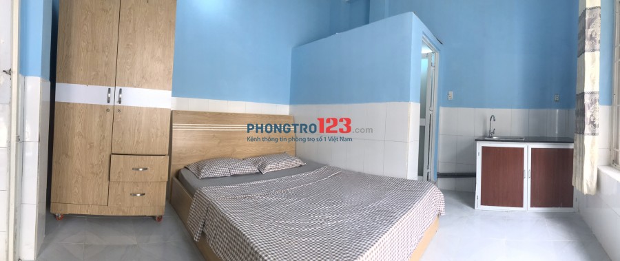 Phòng cho thuê full nội thất, gần Phan Xích Long - Phú Nhuận, bảo vệ 24/24 phòng mới
