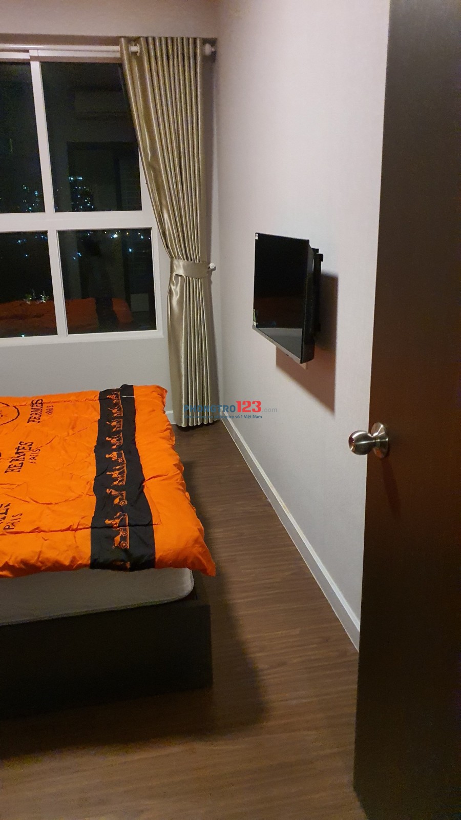 Cho thuê căn hộ đầy đủ nội thất chuẩn khách sạn 75m2 2pn tại Nguyễn Hữu Thọ Nhà Bè