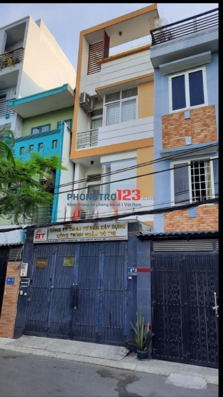 Cho thuê nhà mới nguyên căn làm văn phòng 1 trệt 3 lầu 4pn tại Nguyễn Văn Thương Q BThạnh