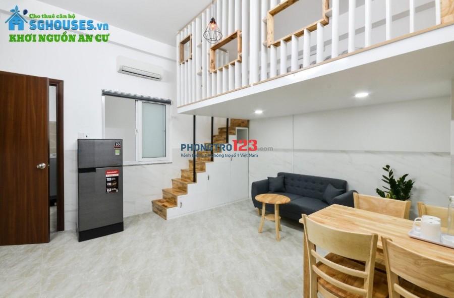 Cho thuê căn hộ dịch vụ, 35m2, full nội thất đường Ngô Bệ Tân Bình