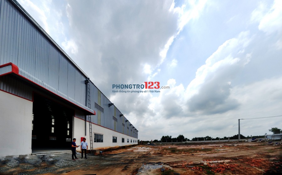 Chính chủ cho thuê Kho xưởng gần 4500m2 đã XD hoàn chính tại KCN Hải Sơn Đức Hòa Long An