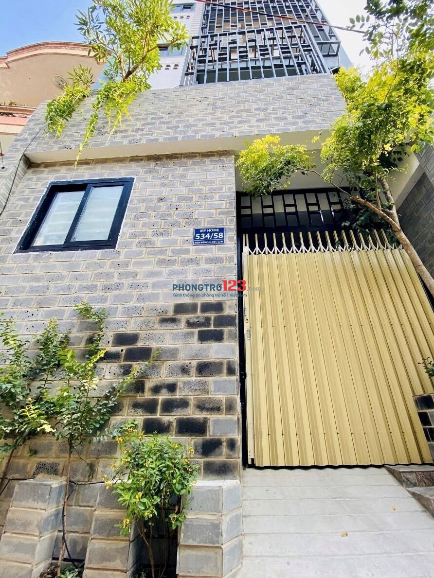 Phòng trọ có gác Quận Bình Thạnh 25m² full tất cả