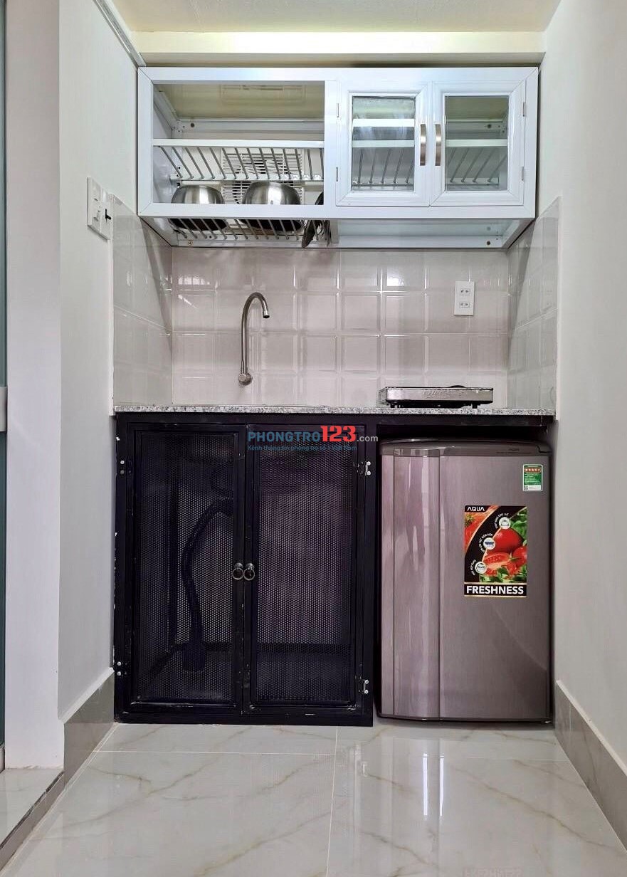 Phòng trọ có gác Quận Bình Thạnh 25m² full tất cả