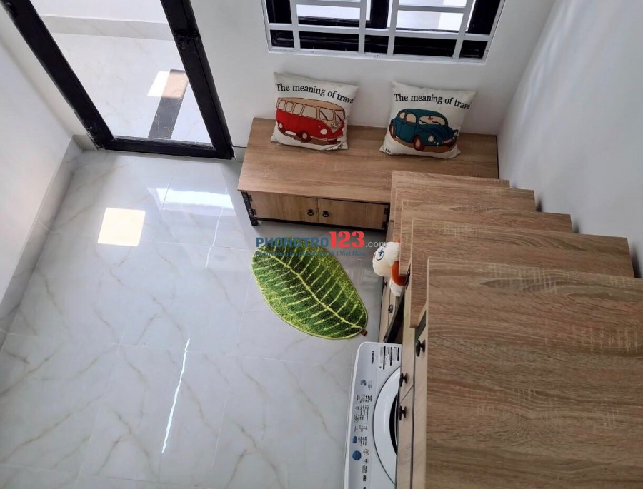 Phòng trọ có gác Quận Bình Thạnh 25m² full tất cả
