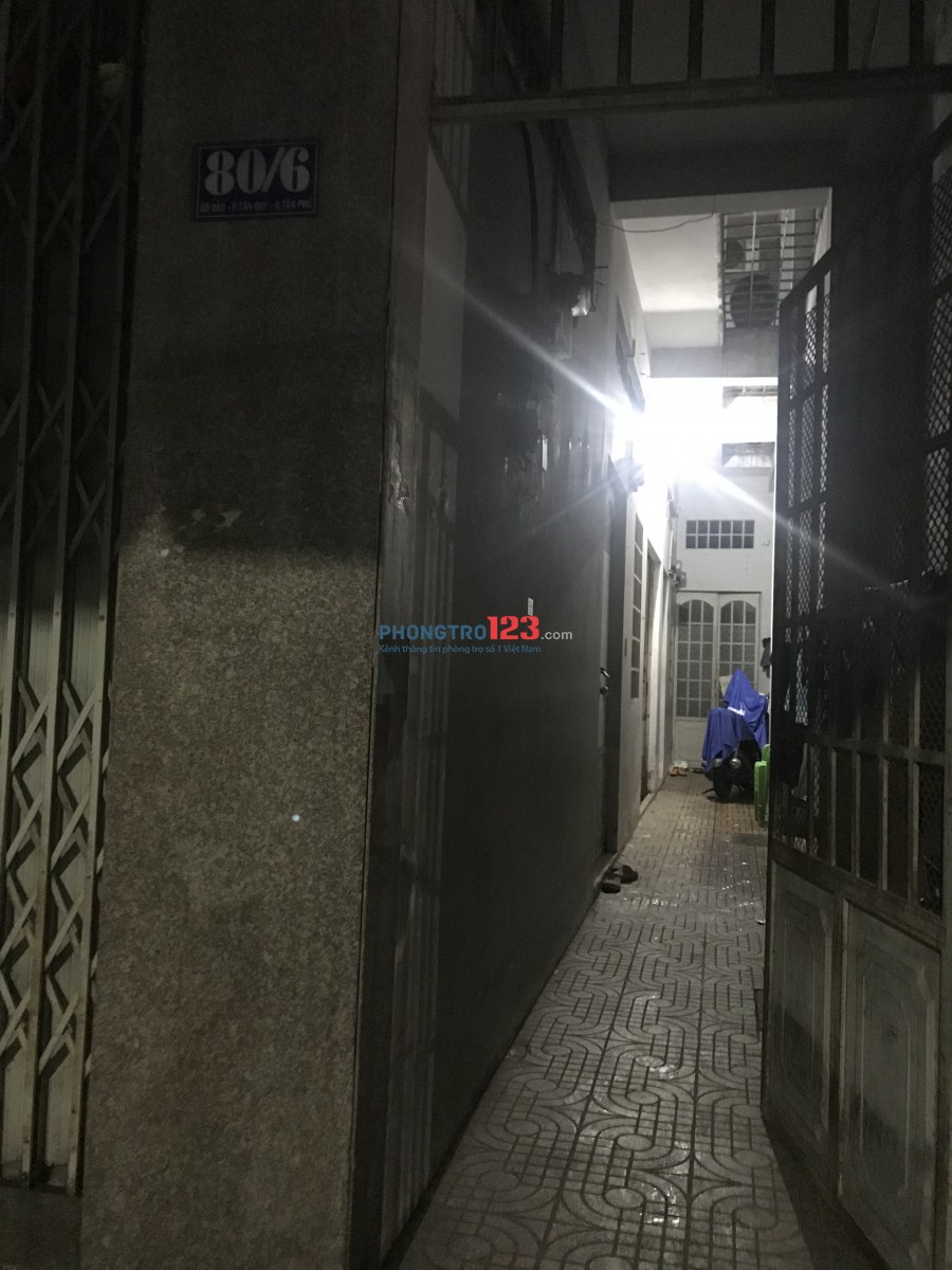 Cho thuê phòng trọ Quận Tân Phú, Phường Tân Quý
