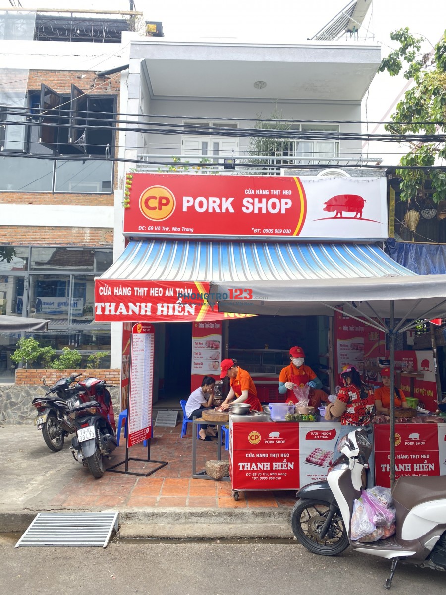 TÔI CHỦ NHÀ CHO THUÊ PHÒNG mặt tiền ĐƯỜNG VÕ TRỨ. THÍCH HỢP CHO GIA ĐÌNH và DÂN VĂN PHÒNG. 0339514814