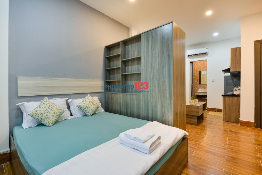 Căn hộ dịch vụ Studio và 1 Phòng ngủ - Trung tâm Quận Tân Bình - Đầy đủ Nội thất và dịch vụ dọn phòng