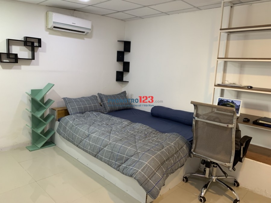 Cho thuê phòng giá rẻ chuẩn khách sạn ngay trung tâm Q1 gần chợ Tân Định giá 4,5tr/tháng