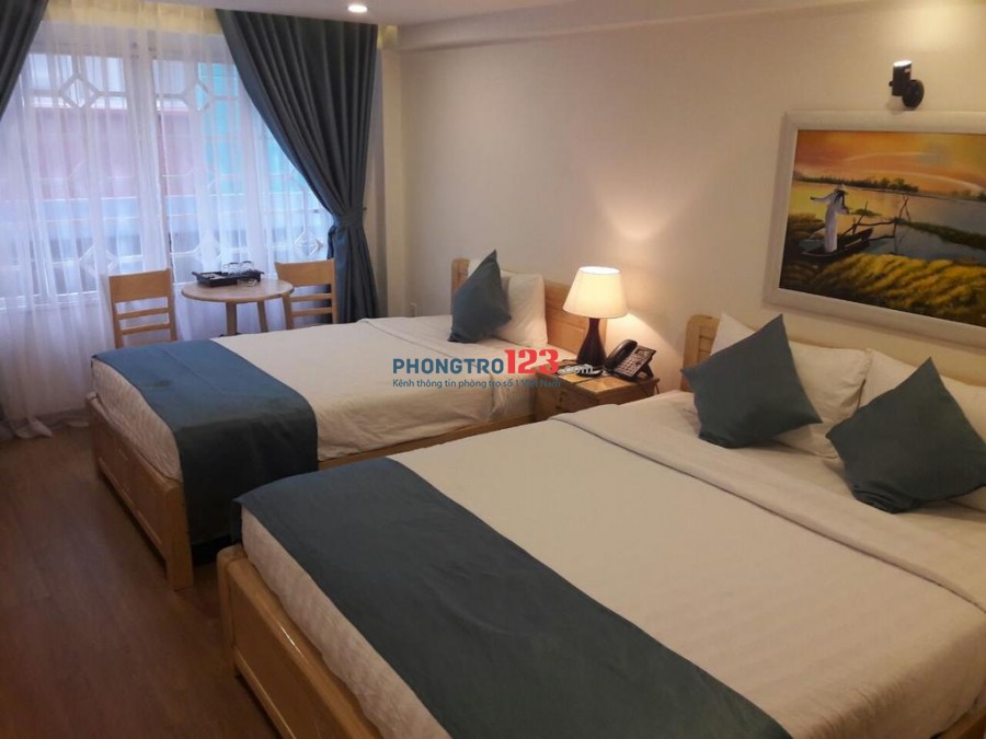 CHO THUÊ CĂN HỘ DỊCH VỤ ĐẦY ĐỦ TIỆN NGHI, NỘI THẤT QUẬN 1 - TP HỒ CHÍ MINH