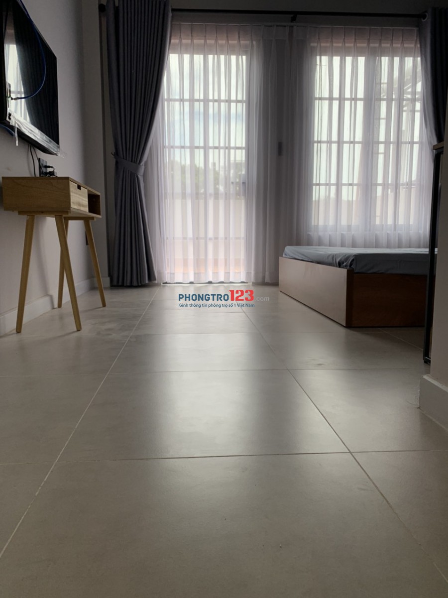 Cho thuê phòng trong khu căn hộ Mini chỉ có 5 phòng mới xây xong rất đẹp, đầy đủ tiện nghi mới 100%.