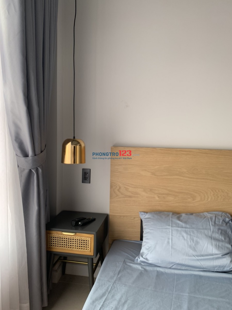Cho thuê phòng trong khu căn hộ Mini chỉ có 5 phòng mới xây xong rất đẹp, đầy đủ tiện nghi mới 100%.