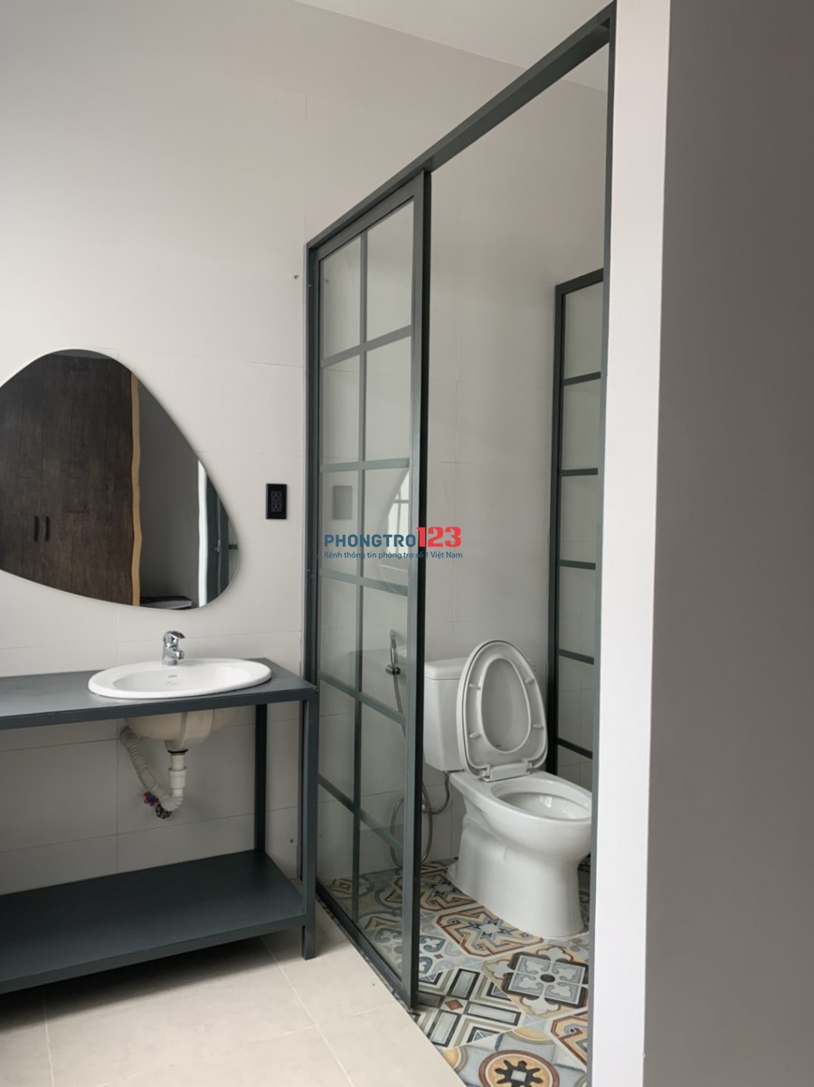 Cho thuê phòng trong khu căn hộ Mini chỉ có 5 phòng mới xây xong rất đẹp, đầy đủ tiện nghi mới 100%.