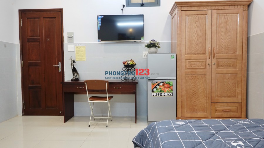 Phòng cho thuê cao cấp đầy đủ tiện nghi Hồng Kỳ tại 87 Đường Khiếu Năng Tĩnh