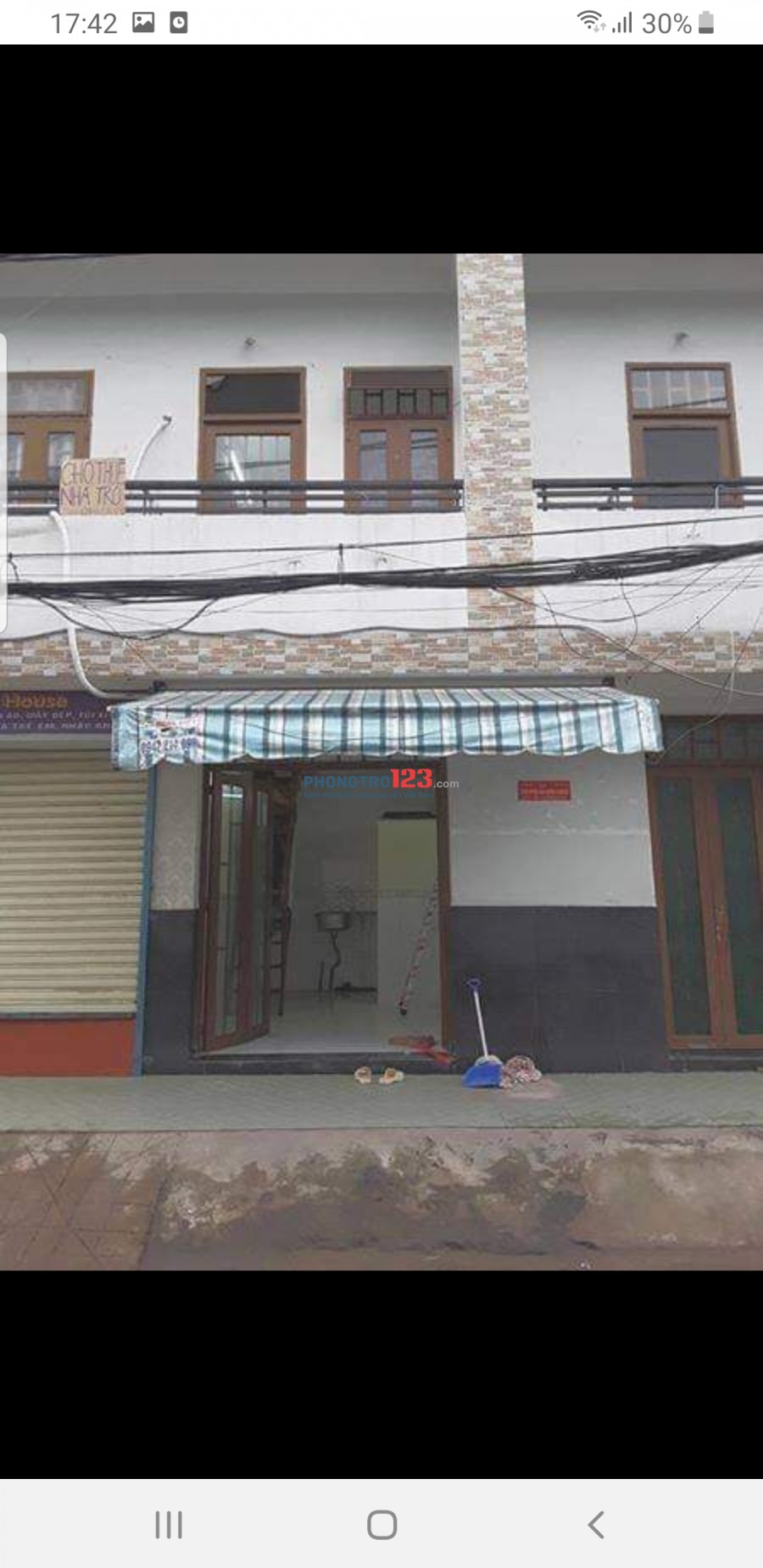 Cho thuê nhà tại đường Thoại Ngọc Hầu Quận Tân Phú 1 trệt, 1 lầu