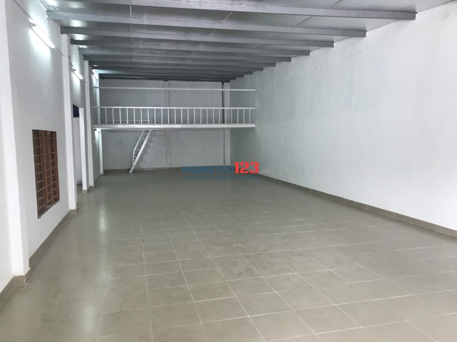Cho thuê nhà xưởng mới xây DT 320m2 mặt tiền 75 Đường ĐHT 23 P Đông Hưng Thuận Q12