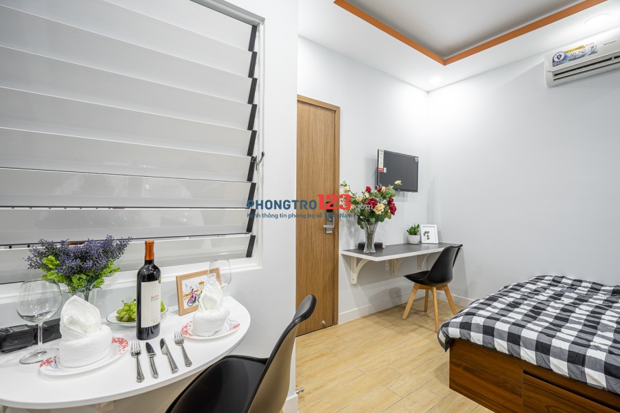 CĂN HỘ STUDIO, MỚI, FULL NỘI THẤT, AN NINH, SẠCH ĐẸP - 0903848643