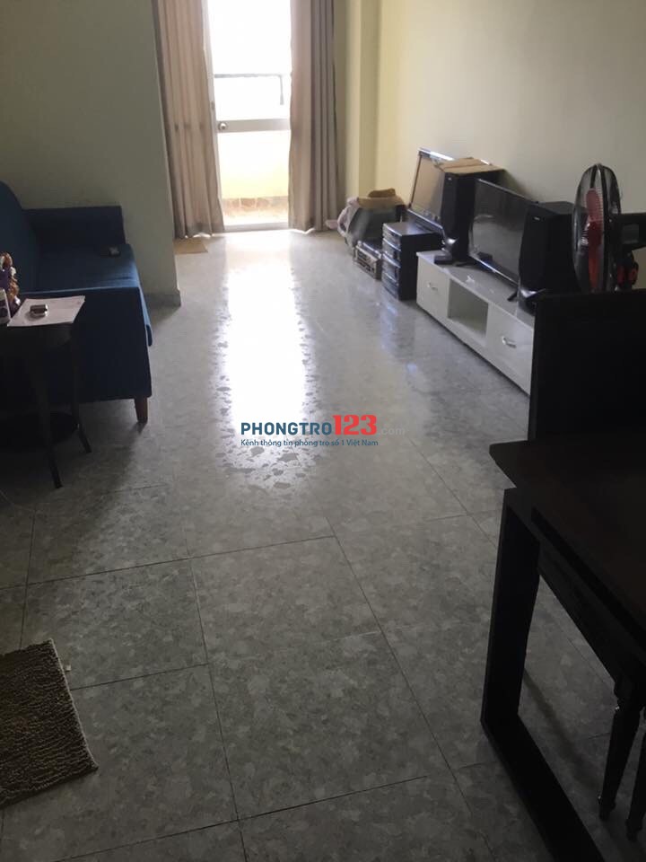 Cho thuê chung cư khang gia gò vấp 76m2 , 2PN, 2WC giá 6,5 tr/ tháng