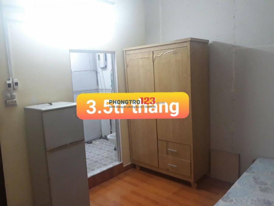 PHÒNG 30M2 GIÁ 3,5TR THÁNG ĐẦY ĐỦ NỘI THẤT : MÁY LẠNH, TỦ , QUẠT, BẾP TẠI 170 ĐÀO DUY ANH P9 PHÚ NHUẬN GẦN CV GIA ĐỊNH