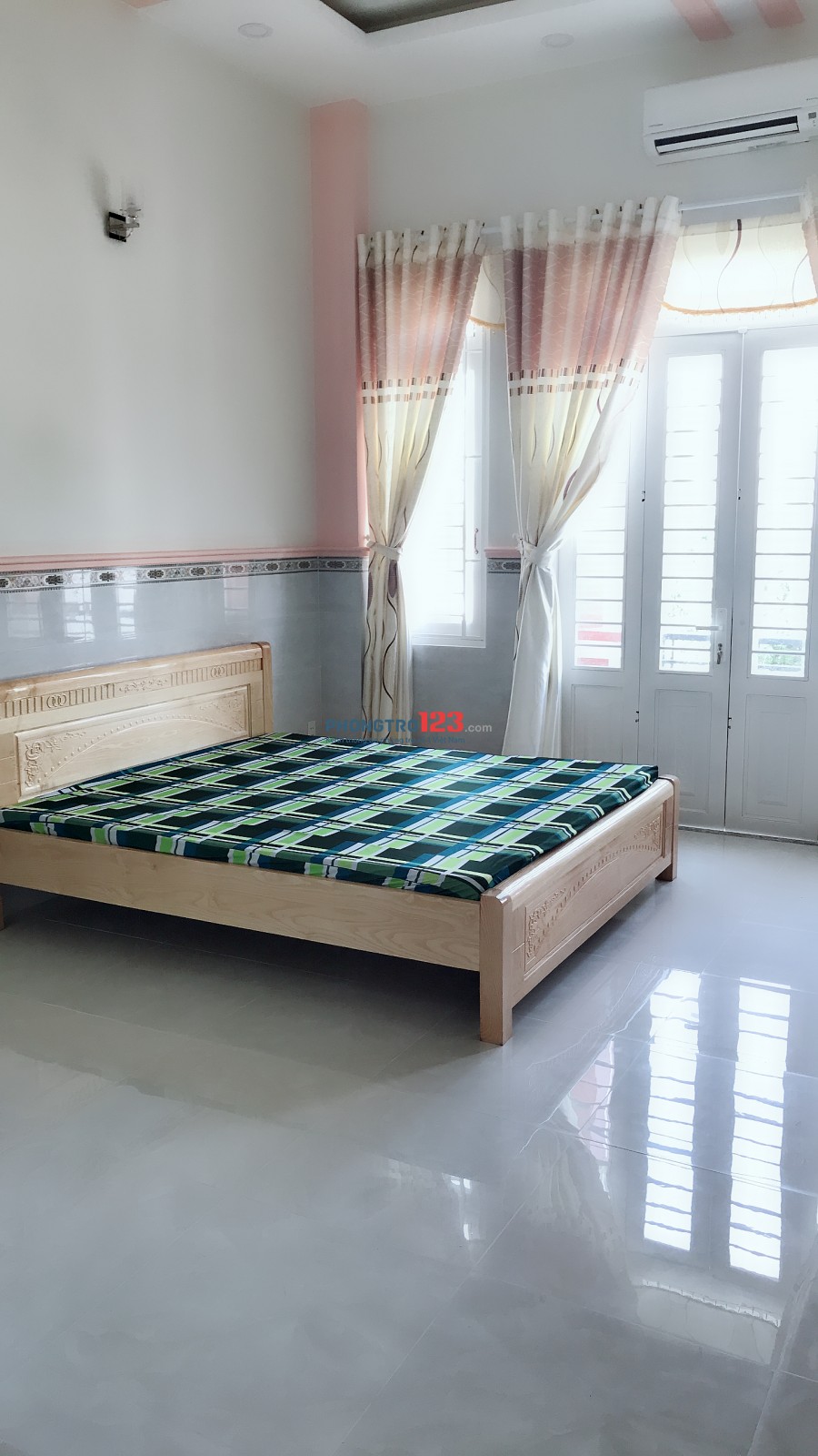 CHO THUÊ PHÒNG TRỌ 40m2 ĐƯỜNG BÙI QUANG LÀ, FULL NỘI THẤT