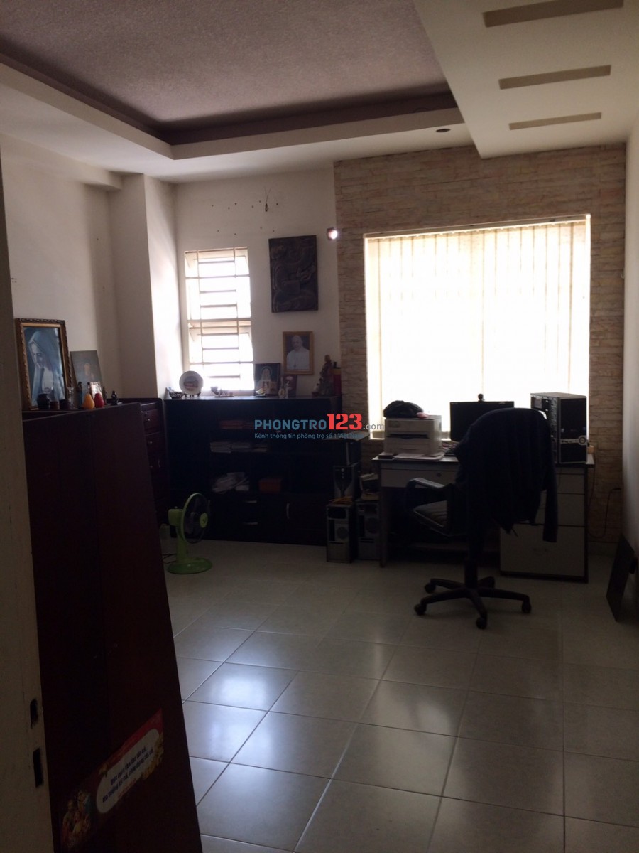 Cho thuê mặt bằng tầng trệt 4x20 làm văn phòng tại Đường Gò Dầu P Tân Quý Q Tân Phú