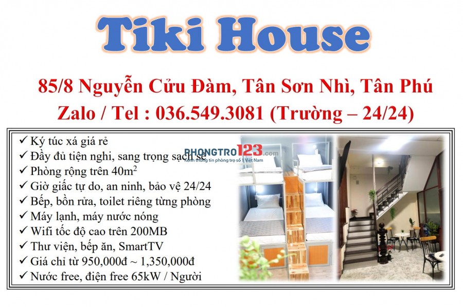 Ký túc xá (KTX) sang trọng, mới xây 100%