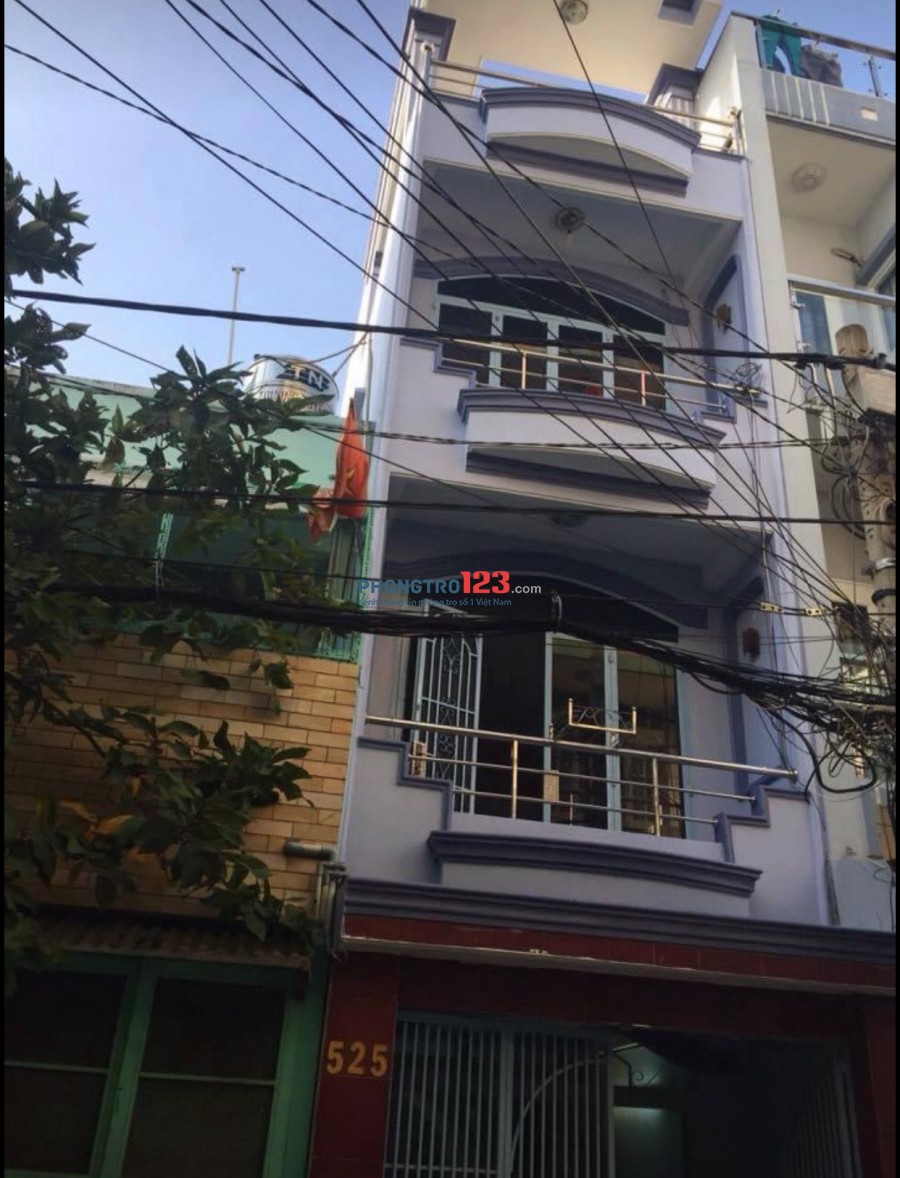 Cho thuê nhà 1 trệt 2 lầu 3*12 hẻm xe hơi Nguyễn Duy quận 8