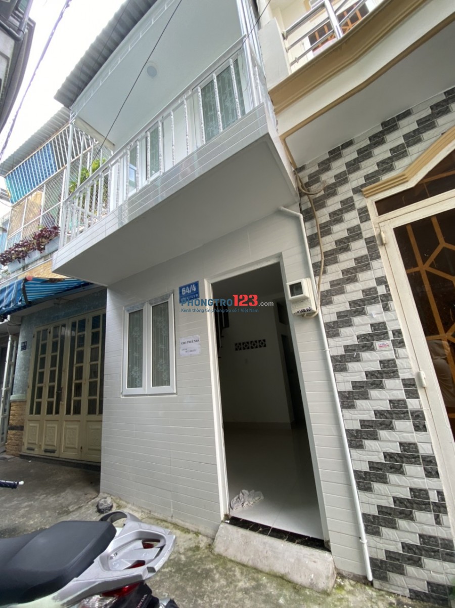 Cho thuê nhà mới 1 trệt 1 lầu có ban công rộng rãi tại Nguyễn Kiệm, Gò Vấp