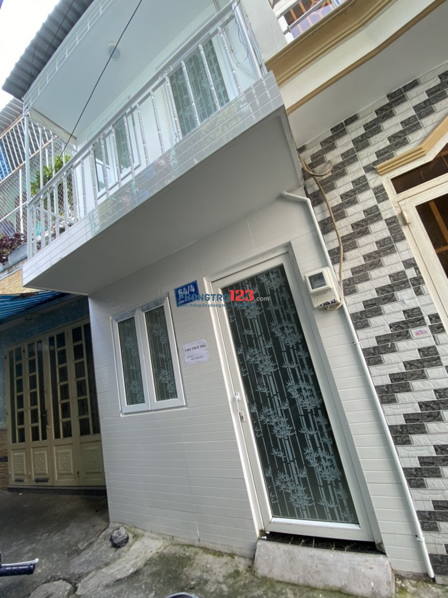 Cho thuê nhà mới 1 trệt 1 lầu có ban công rộng rãi tại Nguyễn Kiệm, Gò Vấp