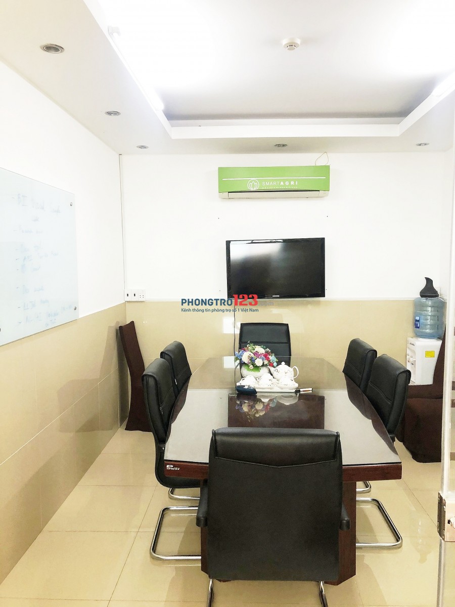 Cho thuê văn phòng 30m2 ngay trung tâm Võ Thị Sáu P Tân Định Q1 giá từ 7tr/tháng