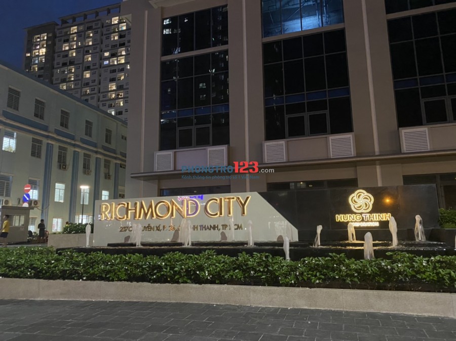 Căn hộ cao cấp Richmond City tìm Nữ sinh viên ở ghép tại 207C Nguyễn Xí