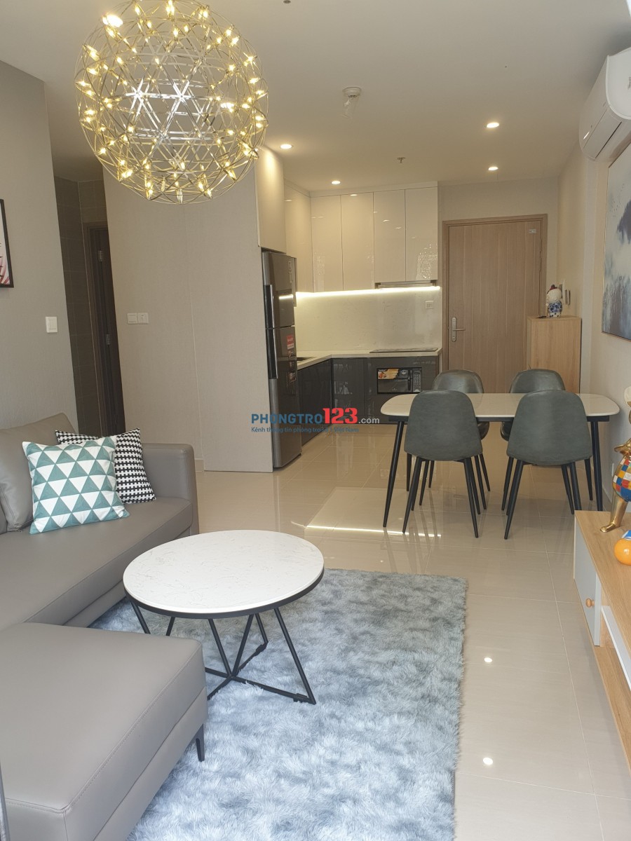 Chính chủ cho thuê căn hộ cao cấp Vinhomes Grand Park Q9 đầy đủ nội thất 59m2 2pn giá 12tr/th