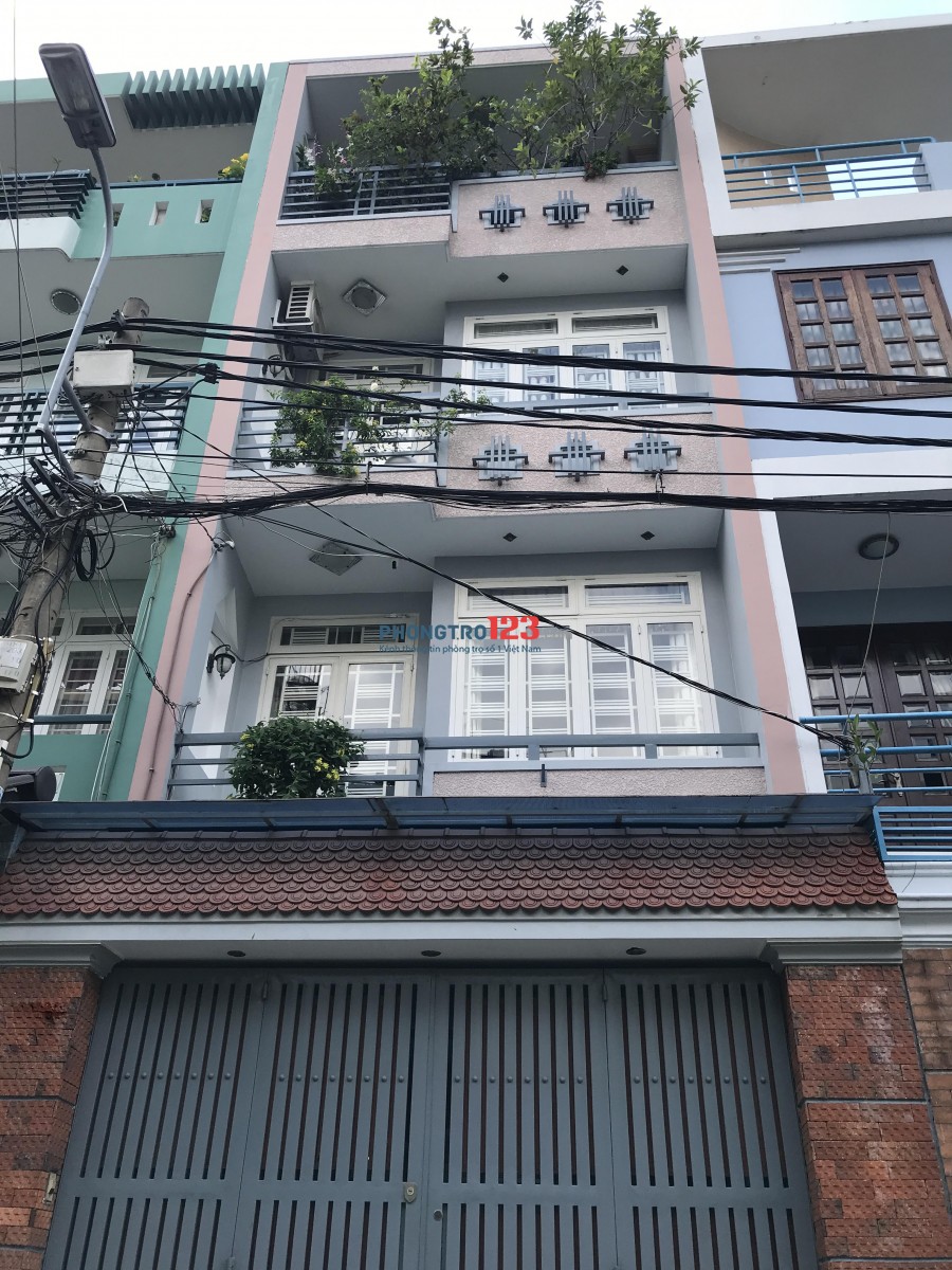 Thuê nhà mặt tiền Vũ Huy Tấn, 3 lầu, 25tr, miễn phí tháng đầu
