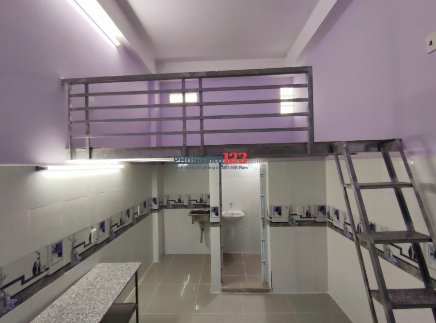 Phòng trọ mới xây 100% giá bình dân ngay Ba Vân giao Trương Công Định hướng ra Trường Chinh - Bàu Cát quận Tân Bình