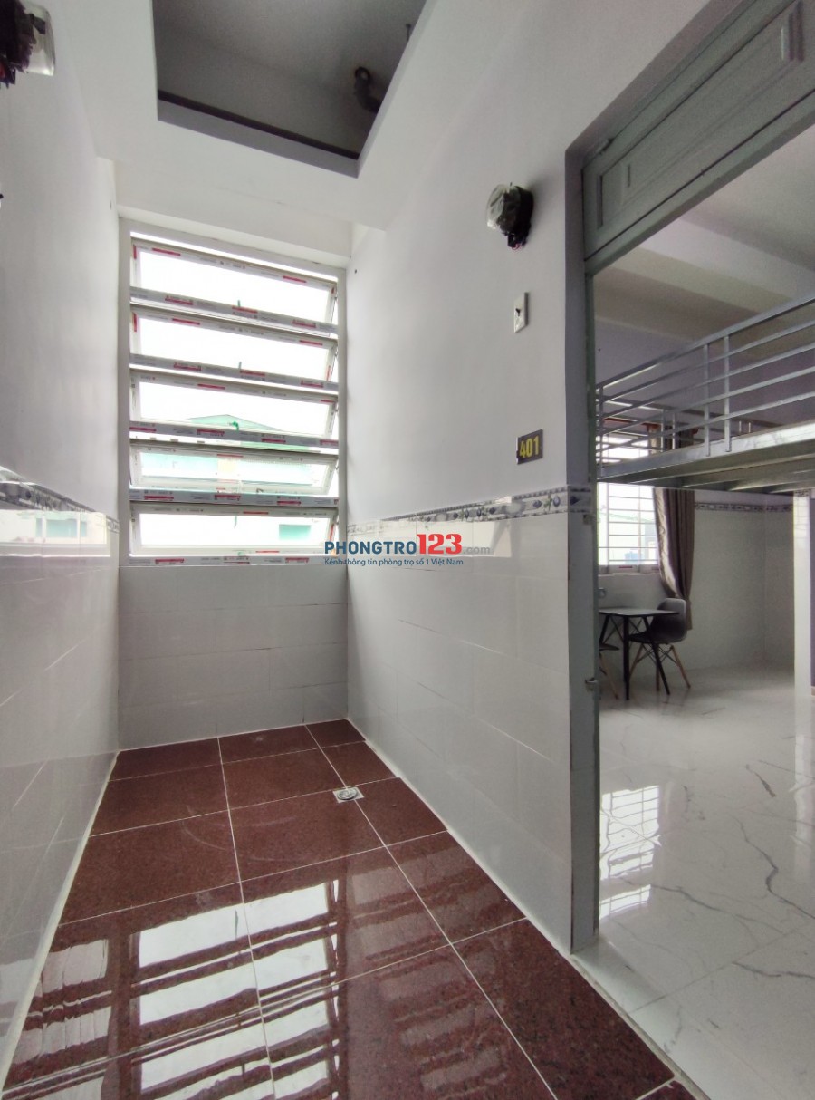 Phòng trọ mới xây 100% giá bình dân ngay Ba Vân giao Trương Công Định hướng ra Trường Chinh - Bàu Cát quận Tân Bình