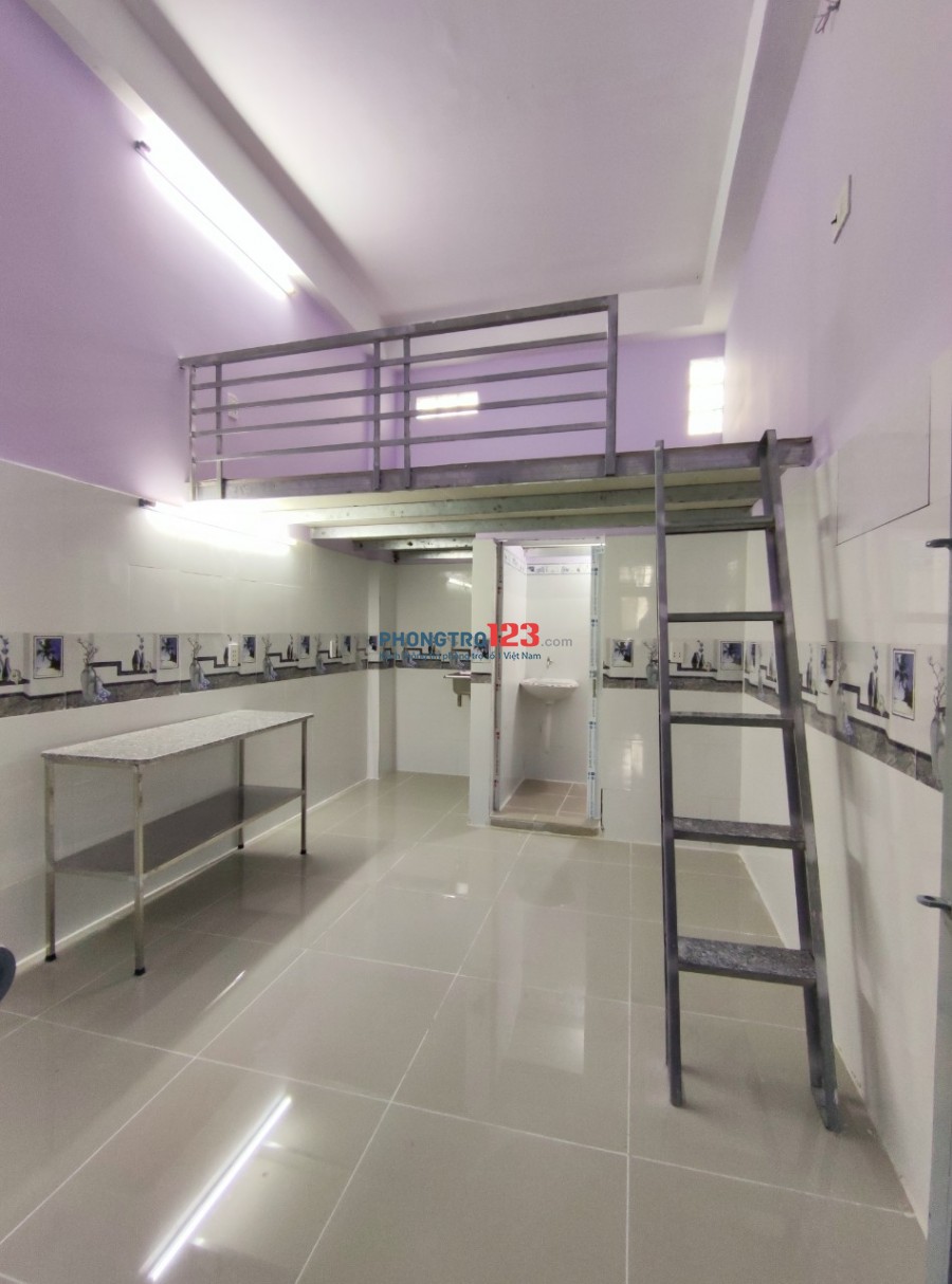 Phòng trọ mới xây 100% giá bình dân ngay Ba Vân giao Trương Công Định hướng ra Trường Chinh - Bàu Cát quận Tân Bình