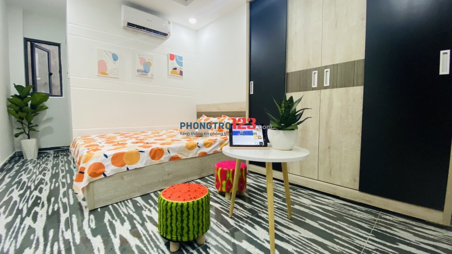 Phòng cao cấp mới 100% hẽm xh ngay Nguyễn Cảnh Chân, Q1