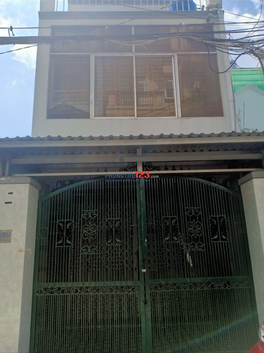 Nhà Cho Thuê Nguyên Căn giá thuê 8 triệu/tháng tại Gò Vấp đường Nguyễn Tư Giản