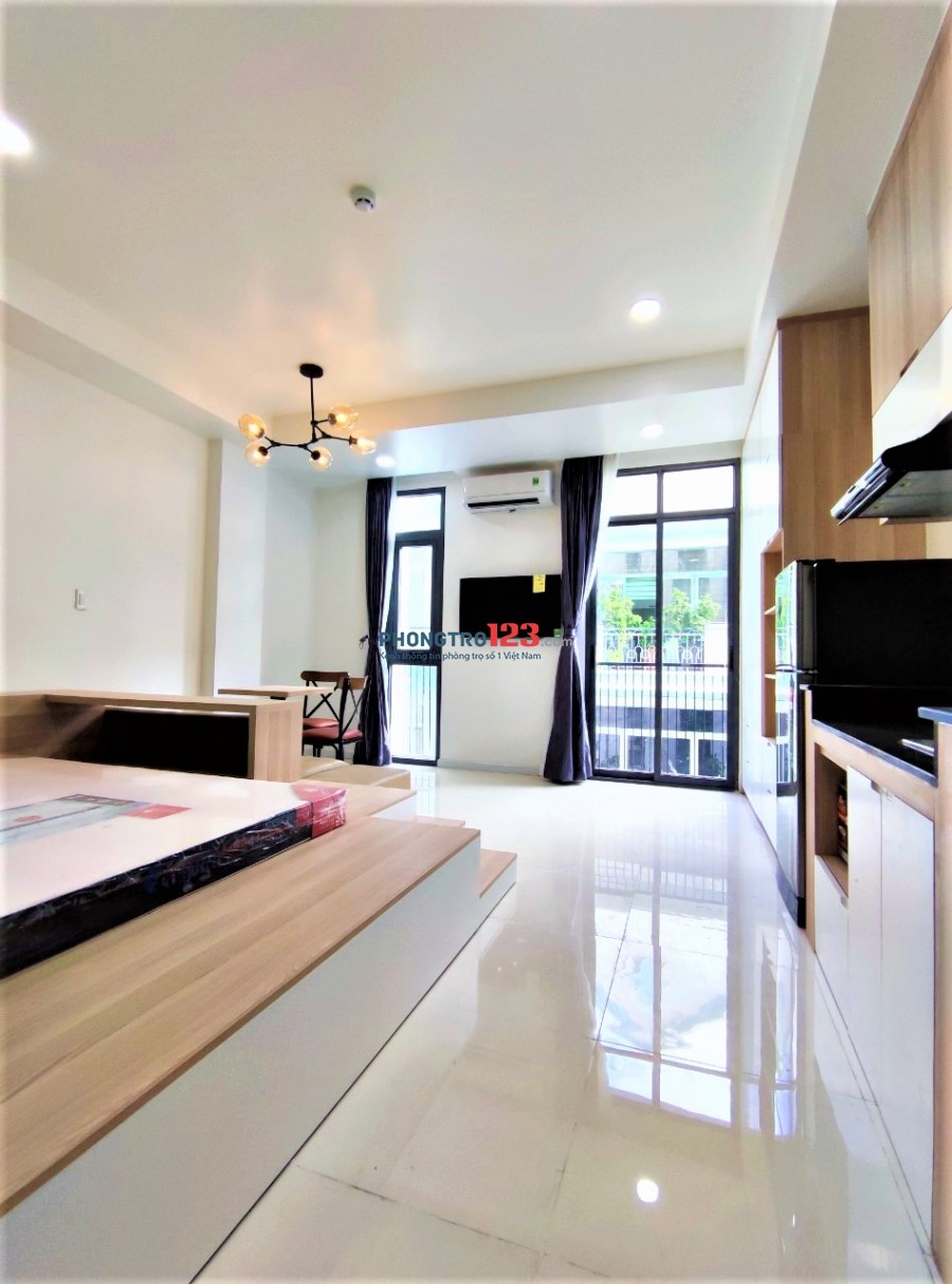 Căn hộ Studio 35M2 siêu đẹp mới 100% có ban công Trường Sơn -Tân Bình