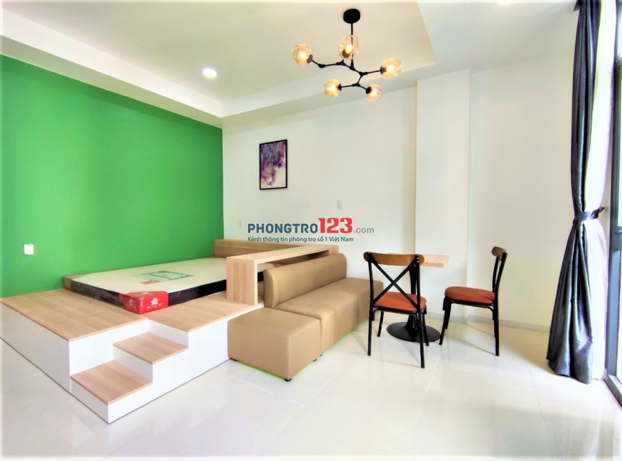 Căn hộ Studio 35M2 siêu đẹp mới 100% có ban công Trường Sơn -Tân Bình